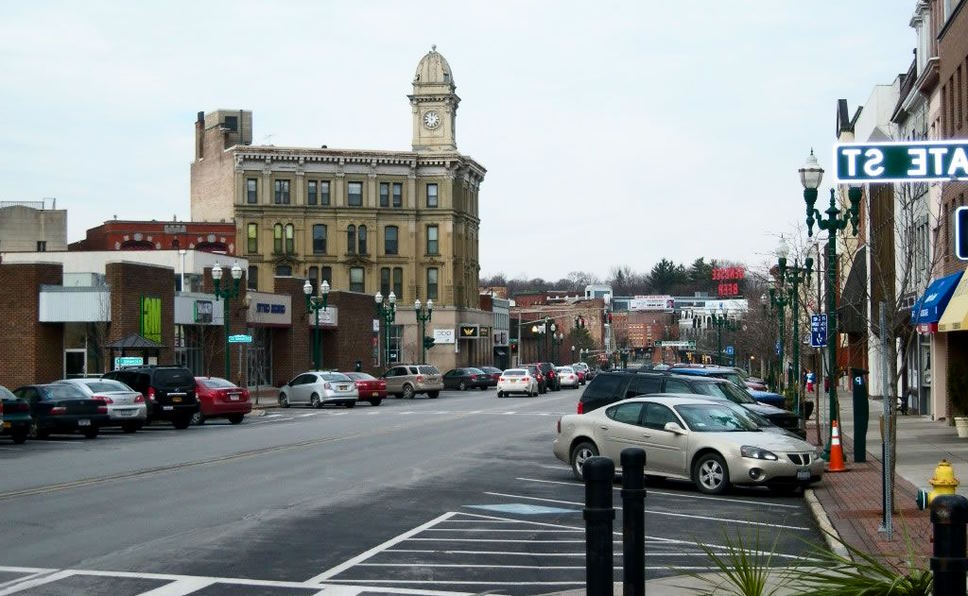 Downtown Auburn in Central New York