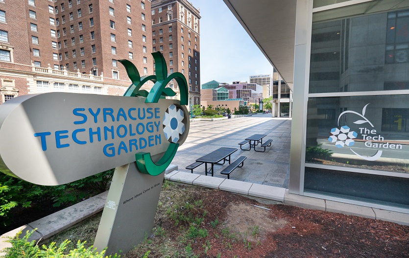 Syracuse Technology Garden Sign